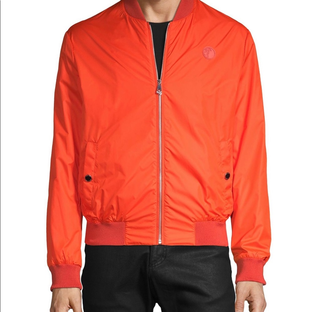 NWT Orange Versace Jacket